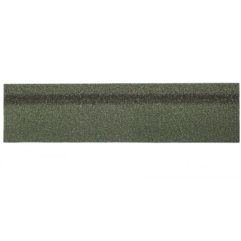 Конек / карниз Shinglas, 12 / 20 п.м серия Самба, цвет: малахит