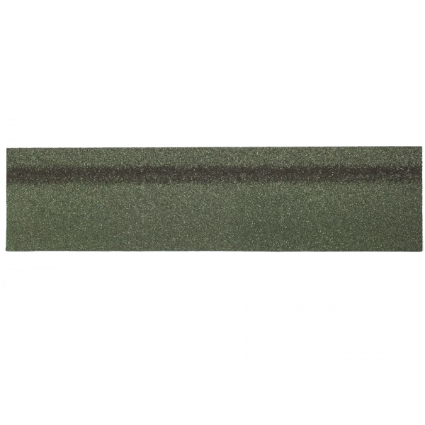 Конек / карниз Shinglas, 12 / 20 п.м серия Самба, цвет: малахит