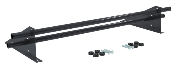 Снегозадержатель трубчатый, универсальный Optima, L=1000 мм, 2 опоры, 2 трубы, круг Ø25 мм RAL 7024