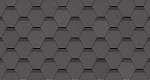 Битумная черепица, Docke, Standart Сота цвет: серый, 3 м² / уп.