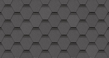 Битумная черепица, Docke, Standart Сота цвет: серый, 3 м² / уп.