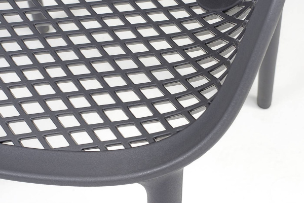 Стул пластиковый Беллини, цвет: темно-серый