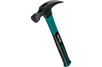 Молоток-гвоздодёр Kraftool "Fiberglass" столярный c фиберглассовой рукояткой, 560г