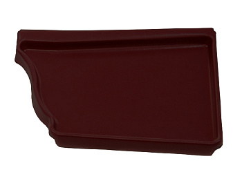 Заглушка правая Vortex, Ø 126 мм, RAL 8017