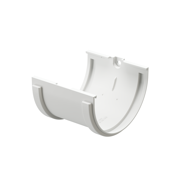 Соединитель желобов, Docke Standart, Ø120 мм, цвет: белый