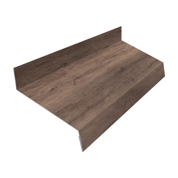 Отлив простой GL, 50 мм 0.45 мм, Print Premium, Almond Wood Fresh, L= 2000 мм