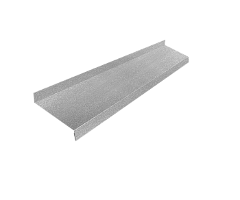 Отлив простой GL, 100 мм 0.55 мм, Zn, б\ц, L=2000 мм