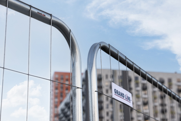 GL Секция временного ограждения Round 2.0х3.45, Zn