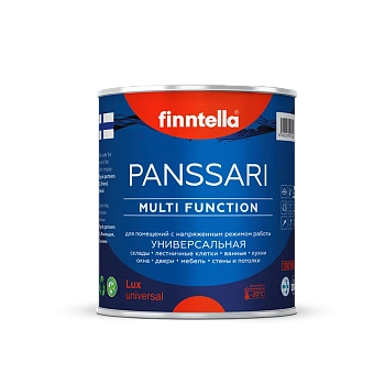 Краска Finntella, Panssari, алкидная универсальная полуглянцевая блеск 40, уп. 0.9 л колеровка