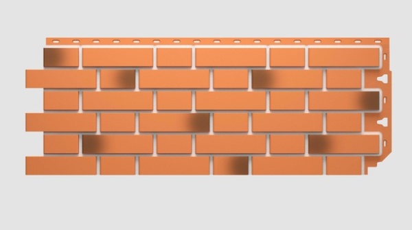 Фасадные панели Docke Флемиш, 1183х443 мм Premium, цвет: красный жженый