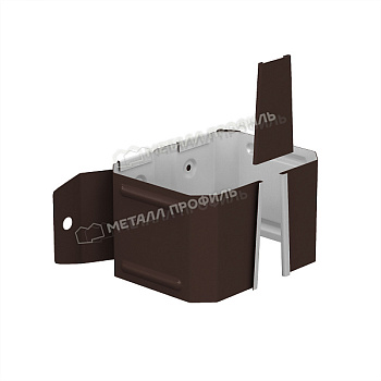 Держатель трубы на дерево, Металл Профиль Бюджет, Ø102х76 мм, RR 32