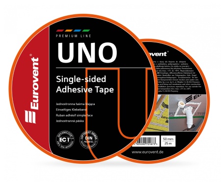 Eurovent UNO лента односторонняя универсальная 50 мм х 25 м