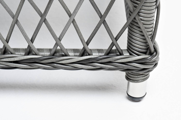 Стол журнальный из искусственного ротанга, Гранд Латте цвет: графит