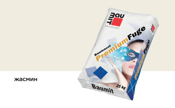 Затирка для швов Baumacol PremiumFuge, 25 кг цвет: жасмин