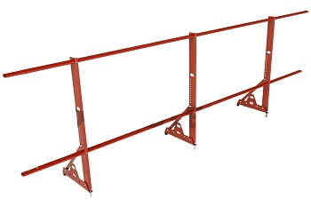 Ограждение кровельное, универсальное Promo Next, H=900 мм RAL 3020, L=3000 мм