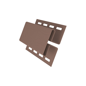 H-профиль пвх, Grand Line, L=3000 мм серия Classic Color Plus, цвет: темно-бежевый