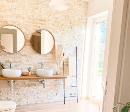 Кварцит, 3D панель из камня, 600х150 мм, Classic Beige Quartz, 8 шт/уп
