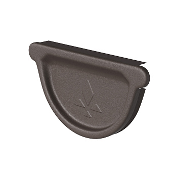 Заглушка желоба универсальная Aquasystem Премиум Ø125 мм, PU Matt, RR 32