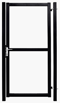 Калитка Colority Zinc Lock, 1.8 х 1.0 м, RAL 9005