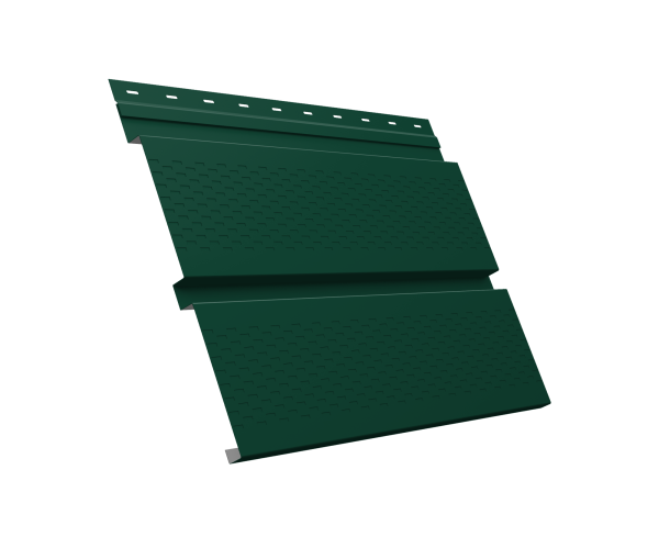 GL Софит металлический Квадро Брус, с перфорацией 0.45 мм, Drap ST, RAL 6005