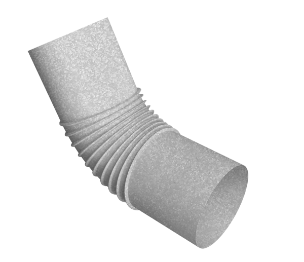 Колено стока Vortex Project Ø210\145 мм, Zn