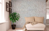 Кварцит, 3D панель из камня, 600х150 мм, Classic White Quartz, 8 шт/уп
