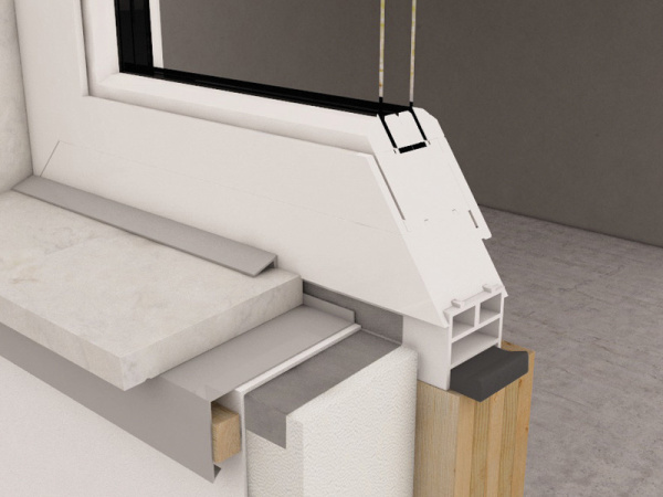 Holztechnic WINDOW BAND, расширяющаяся уплотнительная лента для оконных проемов, 54 мм х 25 м