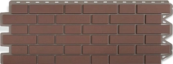 Фасадные панели Альта Профиль, Кирпич клинкерный, 1220 х 440 мм цвет: жженый
