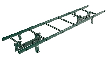 Лестница кровельная Borge, для фальцевой кровли, L=1800 мм RAL 6005