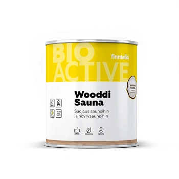 Защитная система Finntella, Wooddi Sauna, для отделки бань, саун и парных, уп. 0.45 л колеровка