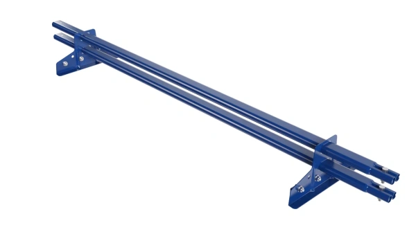 Снегозадержатель для фальцевой кровли Borge L=1500 мм, 2 опоры, 2 трубы, овал 25х45 RAL 5005