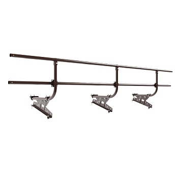 Ограждение кровельное для металлочерепицы Borge, H=600 мм, L= 3000 мм RAL 8017