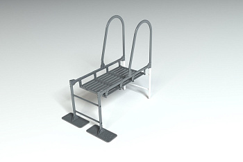 Парапетный мостик Roofsystems Prestige, H=600 мм, L=1500 мм RAL 7024