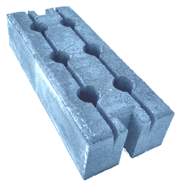 GL Основание бетонное с отверстиями для трубы Ø51 мм