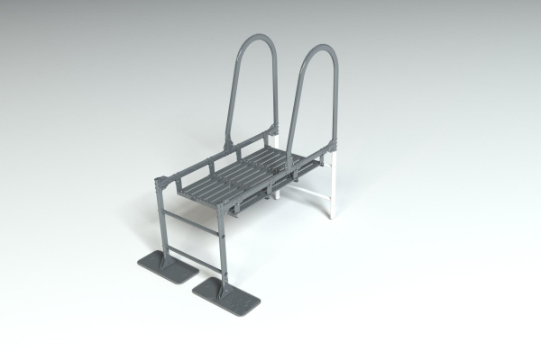 Парапетный мостик Roofsystems Prestige, H=600 мм, L=1500 мм RAL 7024