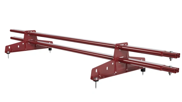 Снегозадержатель универсальный Borge L=1500 мм, 2 опоры, 2 трубы, овал 25х45 RAL 3011