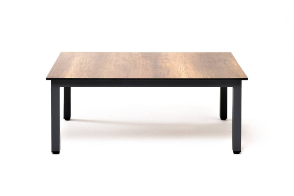 Столик журнальный из HPL, Канны, 90х60 см, H 40см, каркас темно-серый цвет: дуб