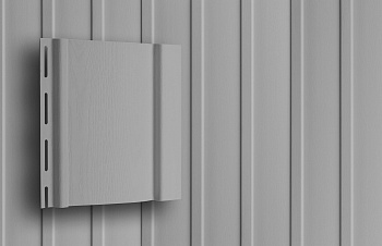 Сайдинг вертикальный Grand Line, L=3000 мм, серия Classic Standart, цвет: серый