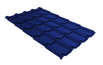 Профиль волновой Grand Line камея 0.45 мм, PE, RAL 5002