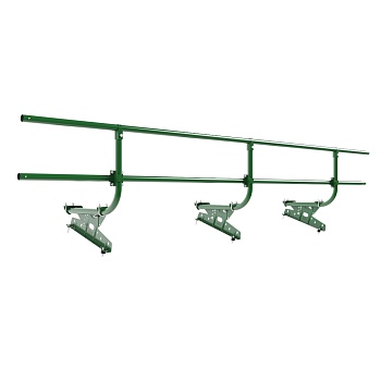 Ограждение кровельное для металлочерепицы Borge, H=600 мм, L= 3000 мм RAL 6002