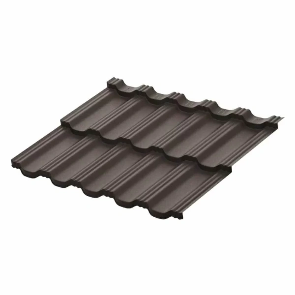 Модульная металлочерепица Aquasystem, Гётеборг 1205х765 мм 0.5 мм, Rooftop Бархат, RR 32