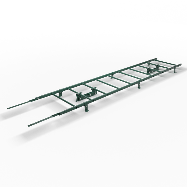 Лестница кровельная для фальцевой кровли Roofsystems Prestige 600 Next фальц, L=3000 мм RAL 6005
