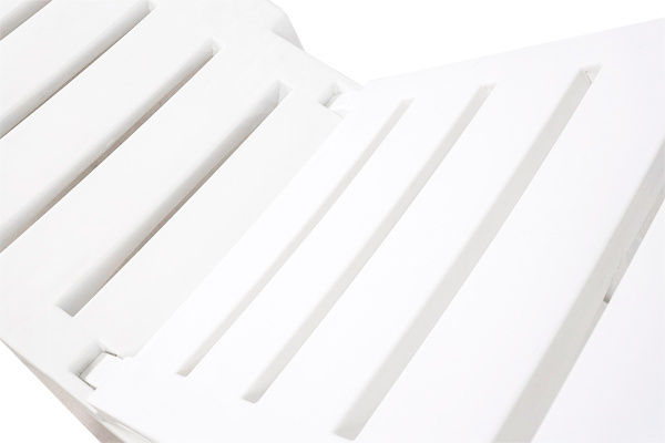 Шезлонг Tweet стопирующийся цвет: белый