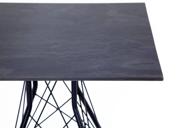 Стол интерьерный из HPL 70х70 см, Конте, цвет: серый гранит