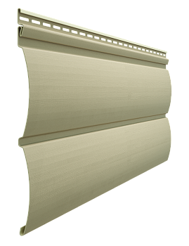 Виниловый сайдинг Docke, Блок-хаус D4.7Т, L=3600х243 мм. серия Premium, цвет: фисташки