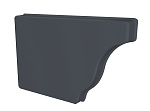 Заглушка левая Vortex Lite Matt, Ø 130 мм, RAL 7024