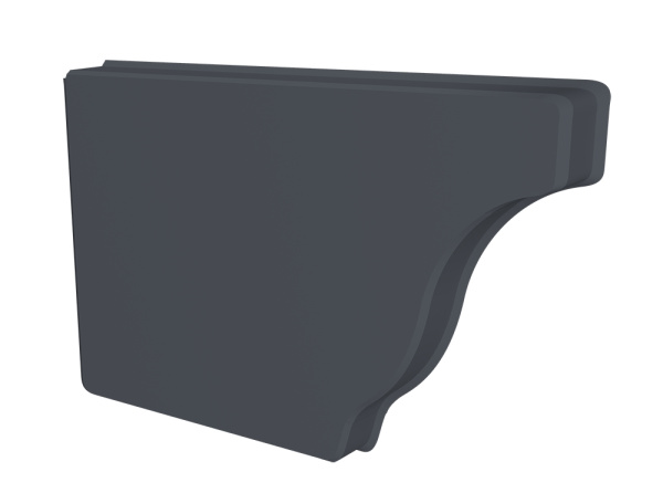 Заглушка левая Vortex Lite, Ø 130 мм, RAL 7024