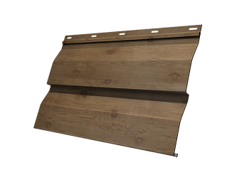 Металический сайдинг Grand Line, корабельная доска 0.45 мм, Print Premium, Pine Wood Fresh