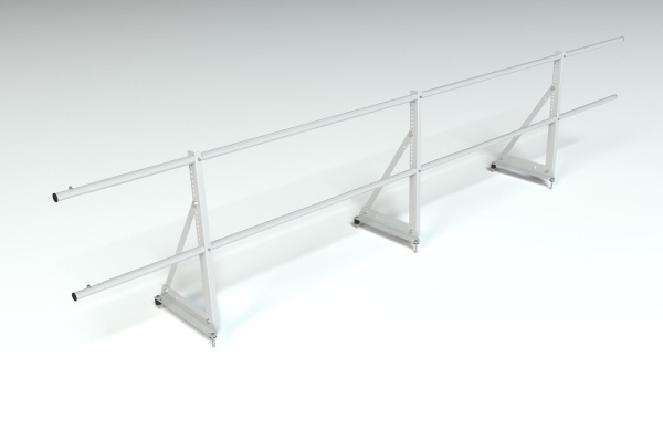 Ограждение кровельное, универсальное Roofsystems Econom, H=600 мм RAL 9003, L=3000 мм