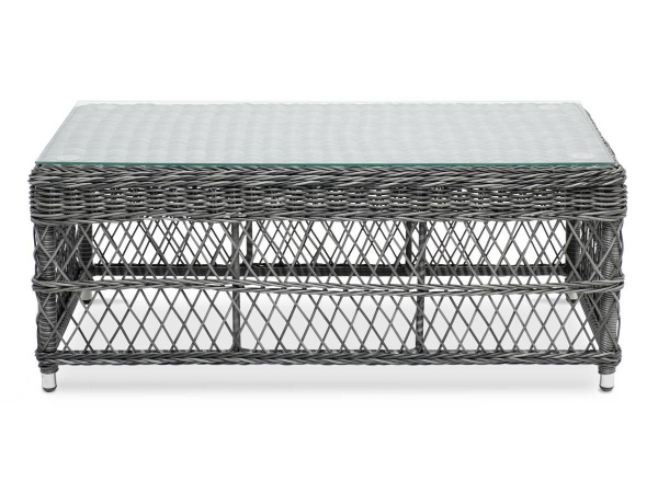 Стол журнальный из искусственного ротанга, Гранд Латте цвет: графит